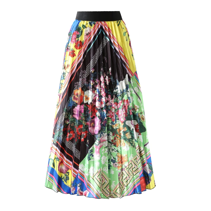 

Long-style Retro-archaic Skirt of New Girls inSkirt Kids Autumn and Winter Half-length Skirt with High Waist and A-shaped
