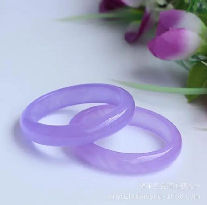 Оптовая продажа подлинный натуральный кварцит нефритовый браслет Фиолетовый