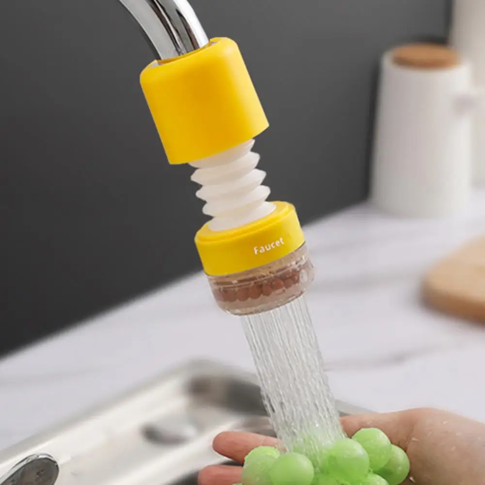 

360 Degree Adjustable Faucet Extender Shower Water Tap Gadget Water Tap Extension Filter Kitchen Bathroom Accessories