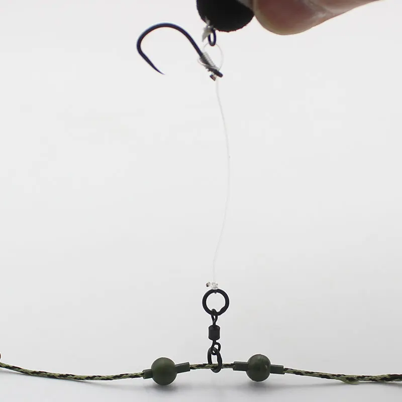 20 шт. аксессуары для ловли карпа из высокоуглеродистой стали двойные поворотные