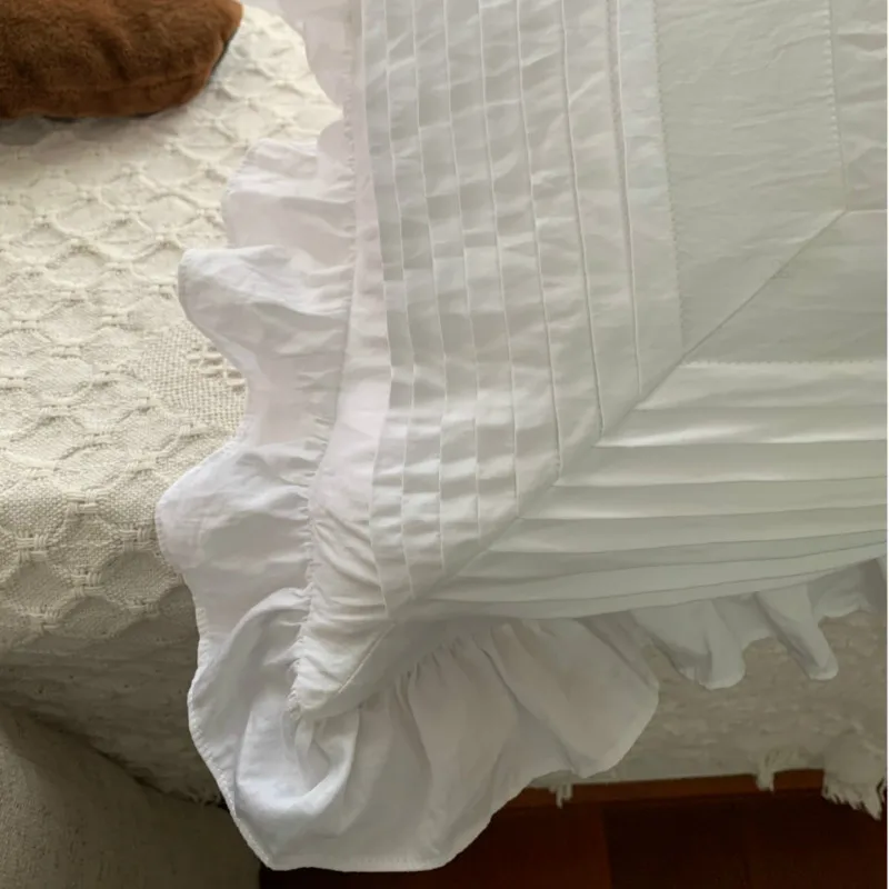 Наволочка DUNXDEC для подушки белая хлопковая наволочка модные черные слова с