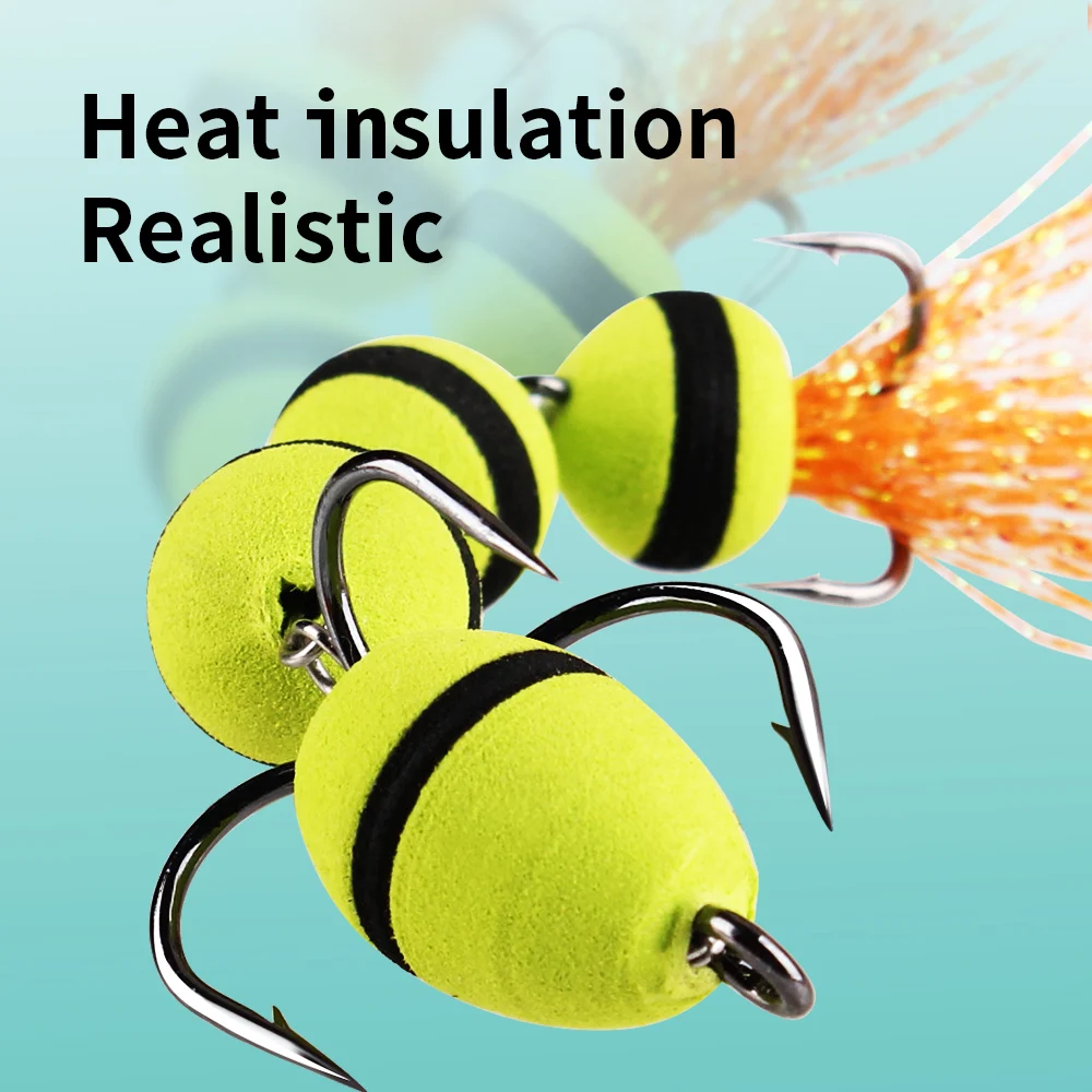 FISH KING 5 7 г приманка в виде насекомых Мягкая для рыбной ловли наживка