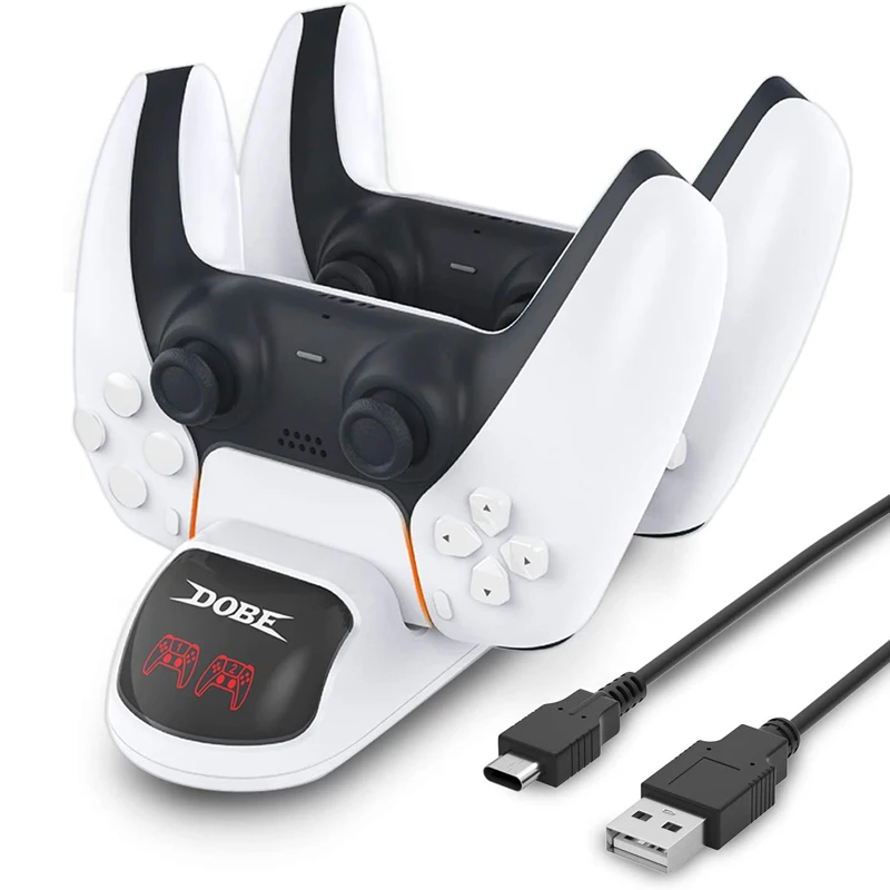 Двойная док станция для быстрой зарядки типа C светодиодный светодиодным