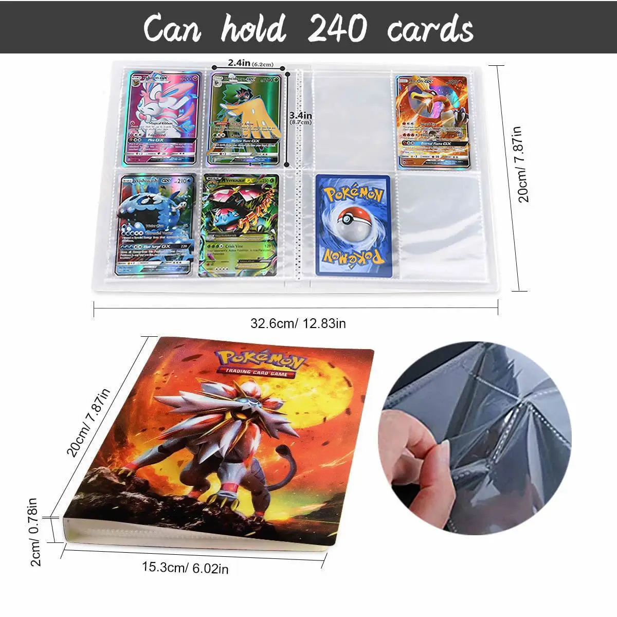 Альбом для карт TOMY с покемонами классная книга 240 шт. аниме карты коллекционеров