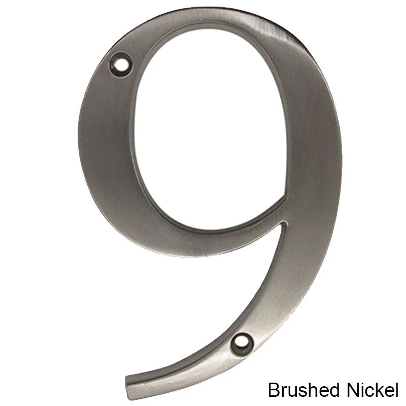 4" 101mm Height House Number Door Address Number Digits Zinc