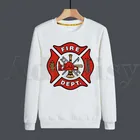 Свитшот мужской в стиле хип-хоп с круглым вырезом и принтом