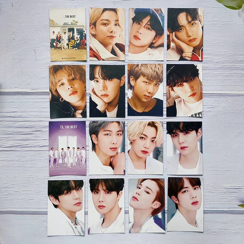 

8Pc Kpop Bangtan Boys 2021 NEW Album Lomo Card The Best HD Cards Poster Photocard JIMIN JUNGKOOK SUGA V JIN RM Fans Gift