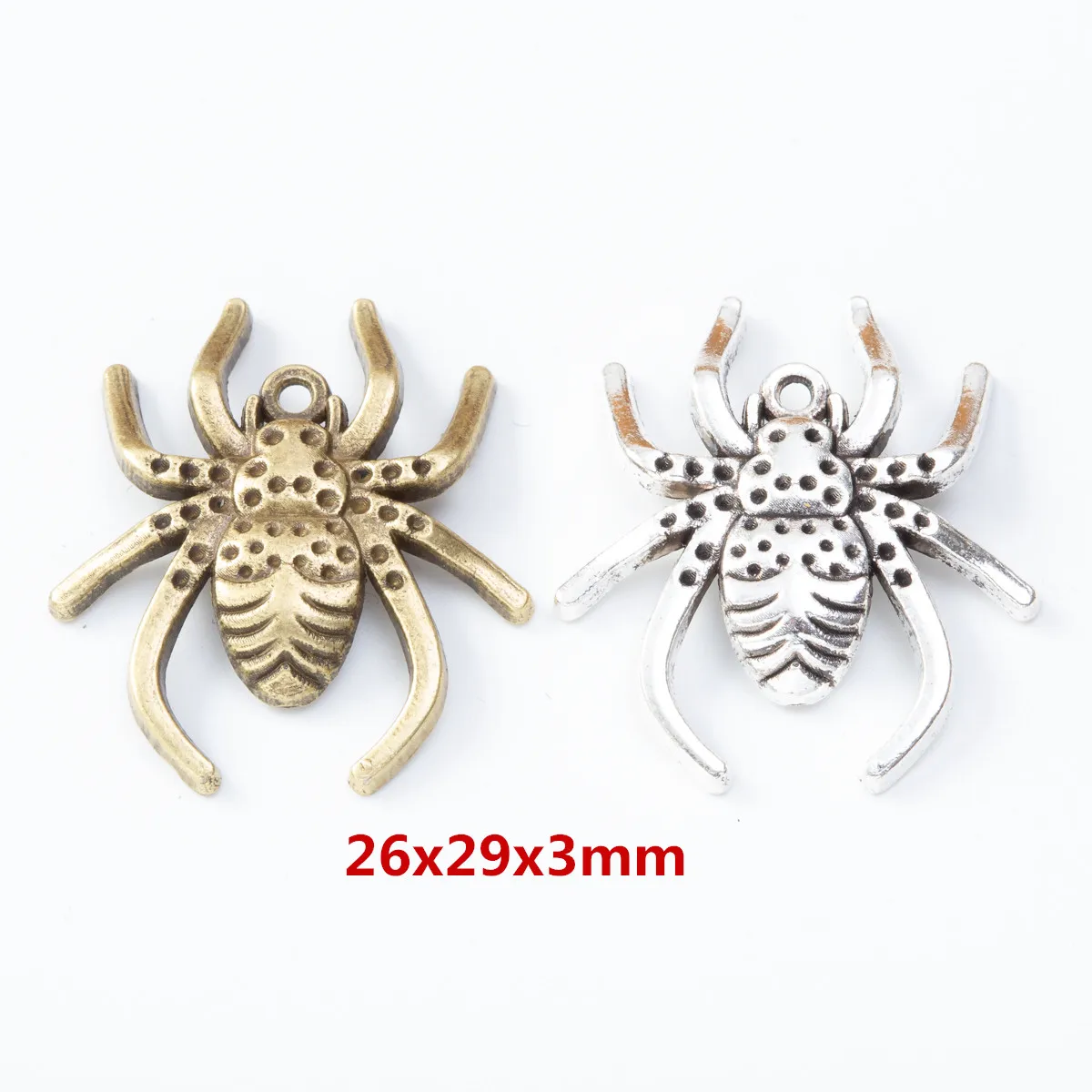 

Подвеска-паук из цинкового сплава в стиле ретро, 20 штук, для изготовления ювелирных изделий ручной работы «сделай сам», ожерелье, 8212