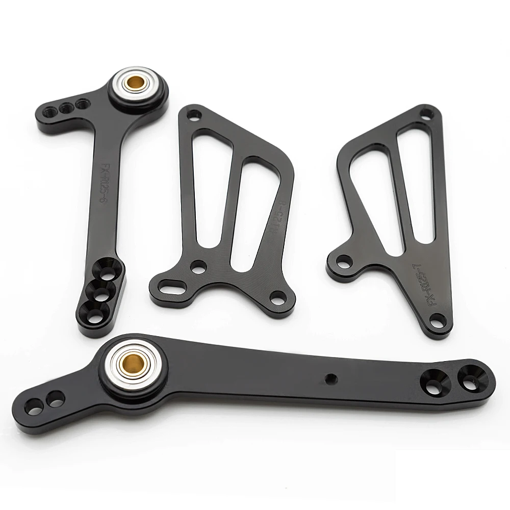 

Aluminum Racing Motorcycle Rearset Foot Peg Brake Gear Shift Shifter Lever + Wing For Yamaha YZF R125 YZF-R125 2008-2013
