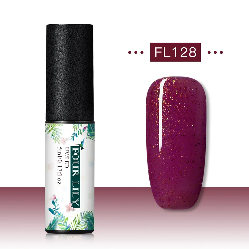 CS06899 Четыре лилии Гель-лак набор УФ Vernis Полупостоянный праймер верхнее покрытие 5 мл цветной гель для ногтей лак Nagellak Soak Off лак - Цвет: CS06899