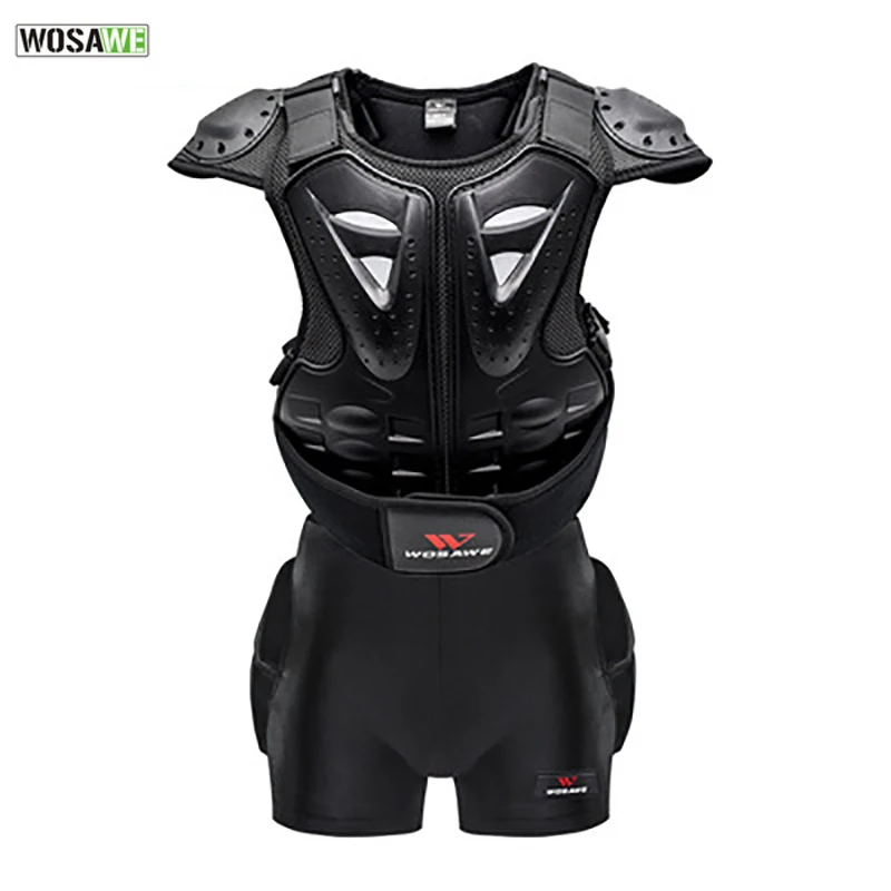 

WOSAWE Ski Chest Armor Hips Protector for 4-16 Children Kids Back Guard Bike Armor Gear Bicycle Snowboard Roller Hockey Clothes