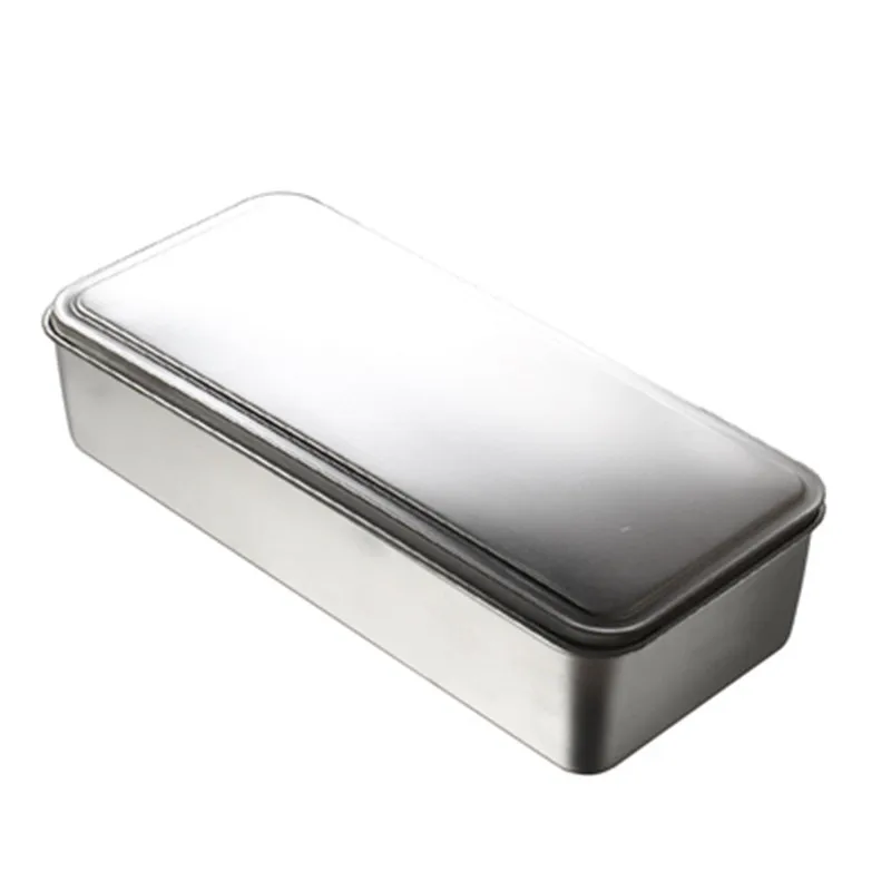 Толстая 304 прямоугольная Квадратная тарелка из нержавеющей стали глубокая