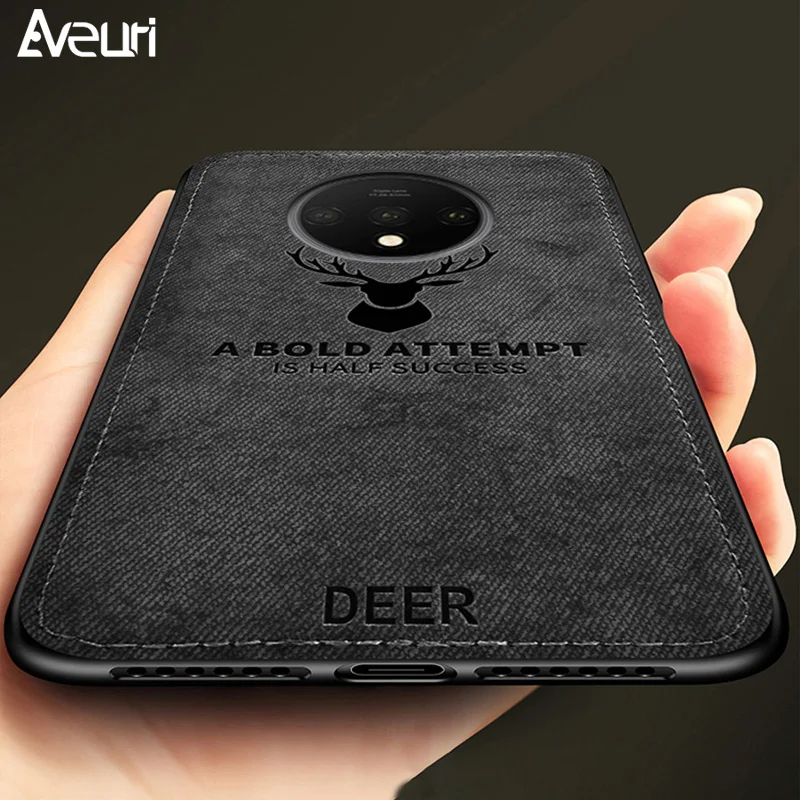 Роскошный тканевый чехол для телефона Oneplus 7T 7 Pro 6T 6 Coque 360 Защитный матовый кожаный