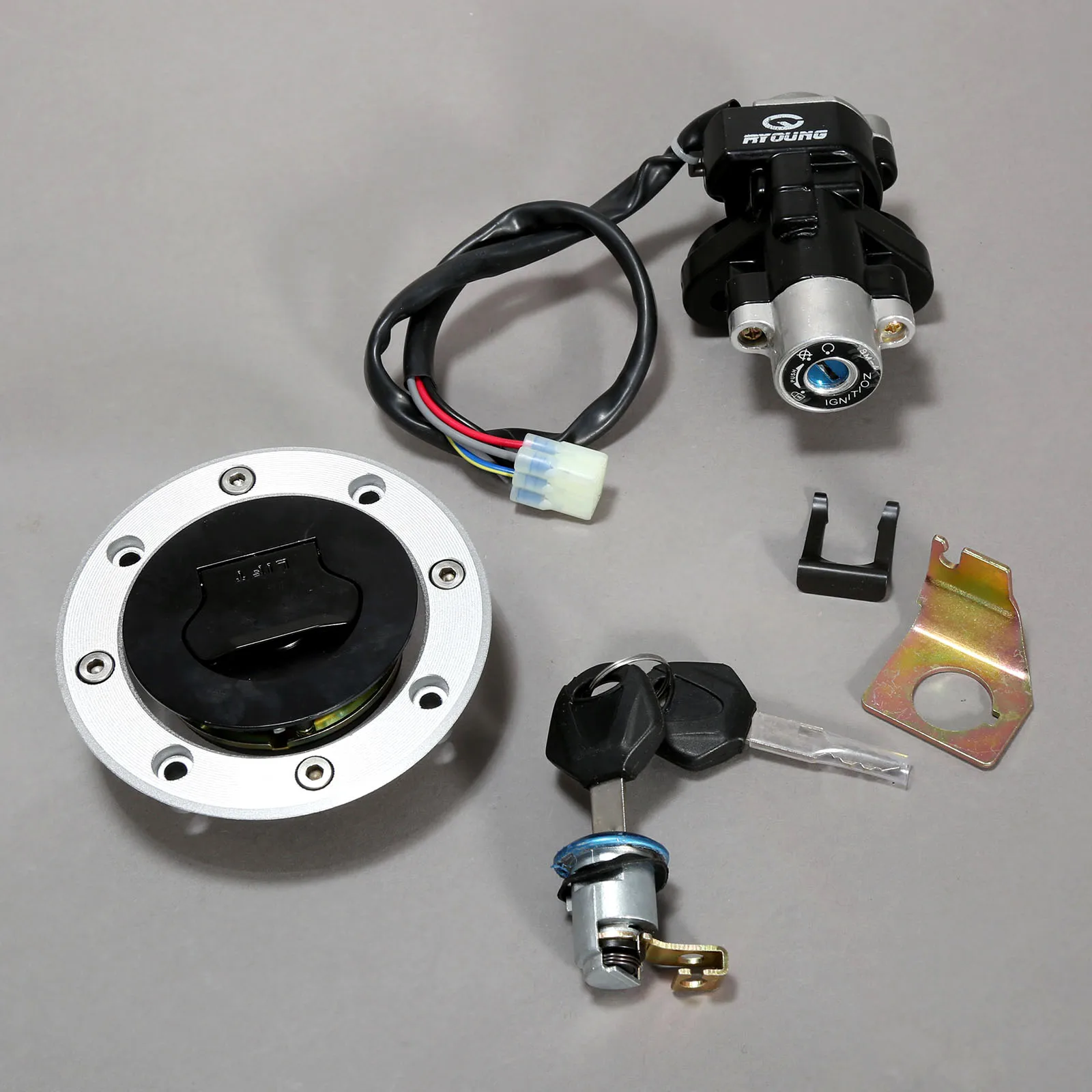 Переключатель зажигания топливного газа крышка сиденья замок ключ набор для Suzuki