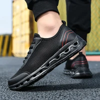 hot sale light running shoes comfortable casual mens sneaker breathable non slip wear resistant outdoor walking men sport shoes