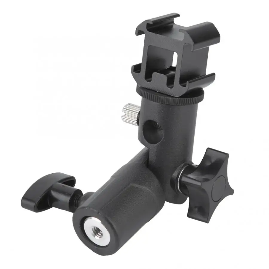 Шарнирное крепление для фотографии тройное Крепление адаптер горячего башмака