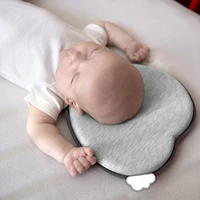 infant anti roll toddler pillow shape toddler sleeping positioner cushion flat head protect newborn almohadas baby bedding