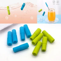 food grade soft silicone nozzle for 9mm wide stainless steel straws reusable metal straws and plastic replacement straws