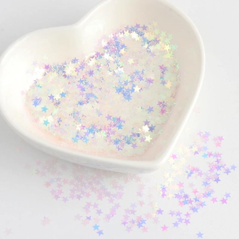 3 мм пайетки Мини звезды ультра-тонкие для ногтей ПЭТ лазерные искусства Маникюр