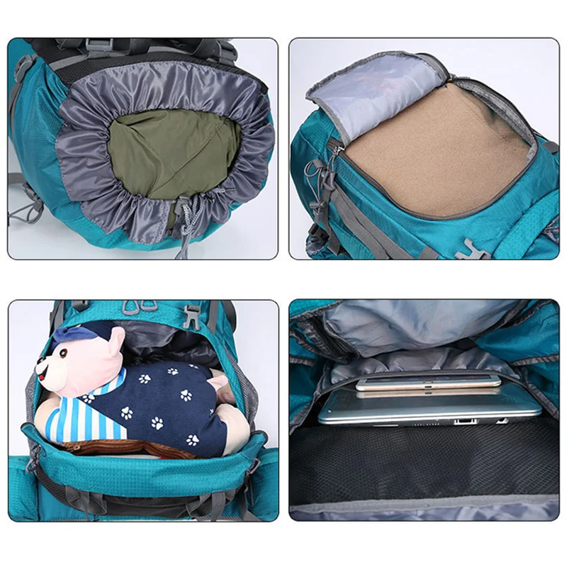 Унисекс 80L походный рюкзак многофункциональный альпинистский Треккинг Рюкзак с