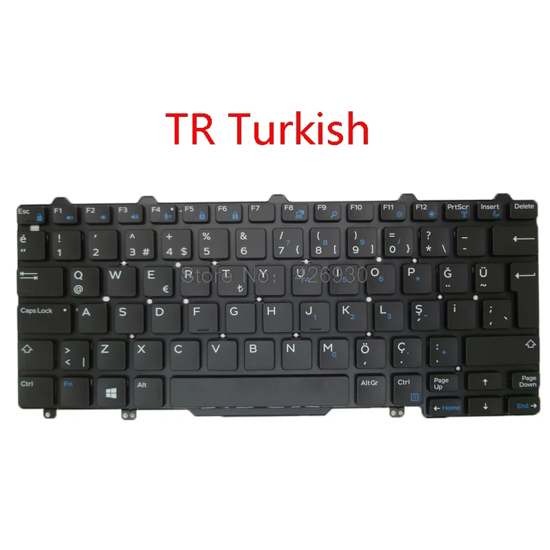 Ноутбук BG BR TI TR TW клавиатура для DELL 7350 E5250 E5270 E7250 E7270 E7450 E7470 болгарский Бразилия Таиланд турецкий китайский
