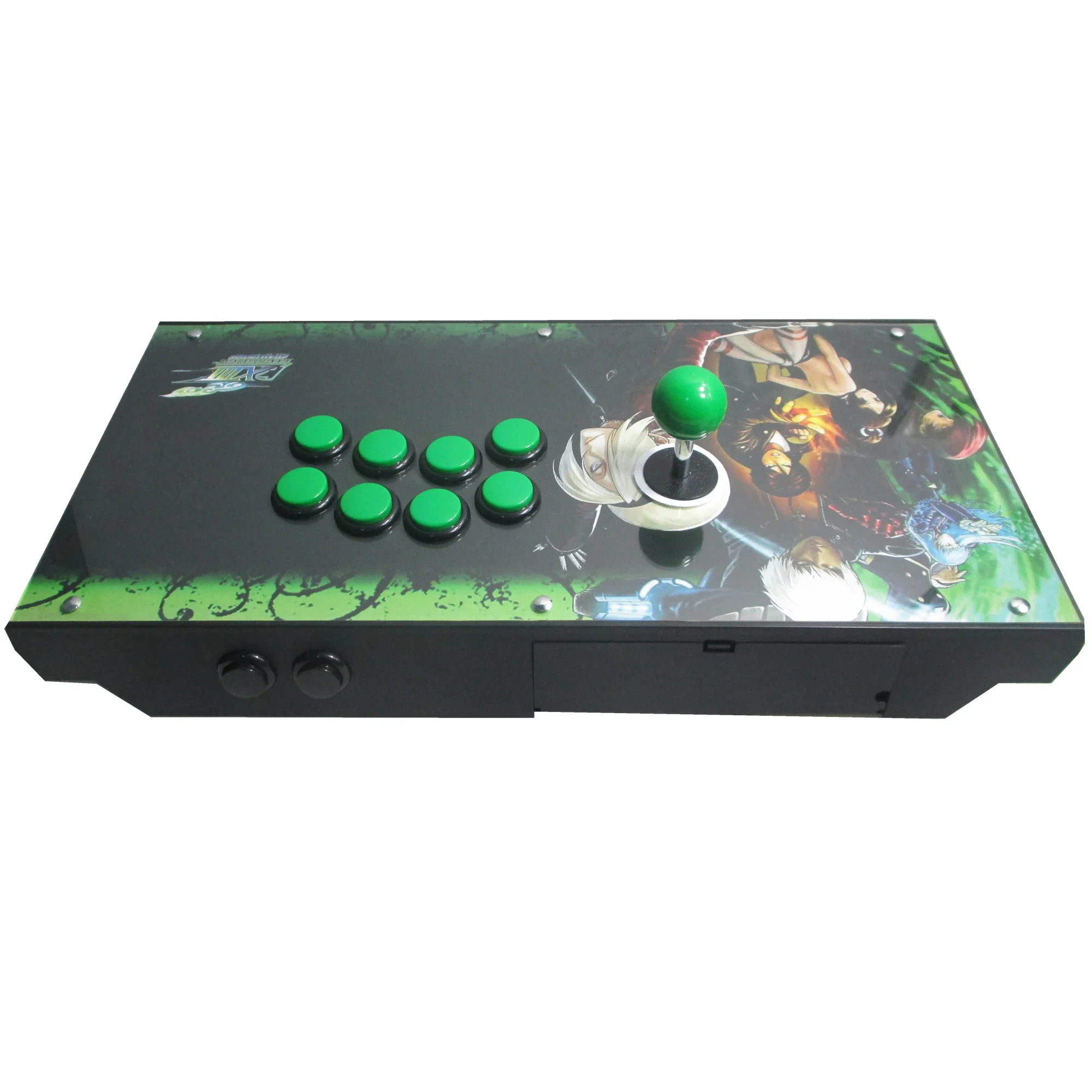 Cdragon big size metal Arcade Joystick USB Wired Controller For PC Computer  Artwork printed Panel Metal material Case