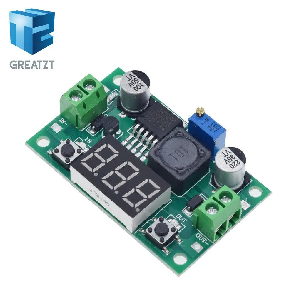 Высокое качество 3A Регулируемый DC-DC LM2596 LM2596S вход 4 V-35 V Выход 1,23 V-30 В постоянного тока dc понижающий Питание Регулятор модуль