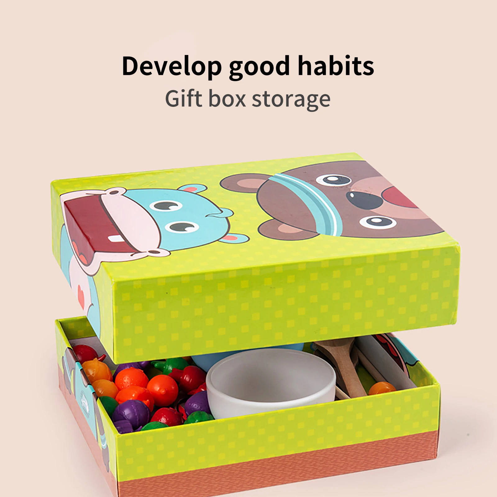 

Exercise Fine Movement Puzzle Simulation Table Game Early Childhood Educational Simulated Board Games Children Feeding Gift Toys