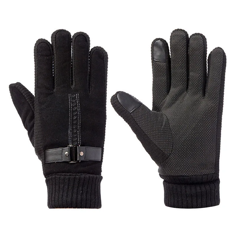 Женские и мужские зимние перчатки для велоспорта велосипедные на полный палец