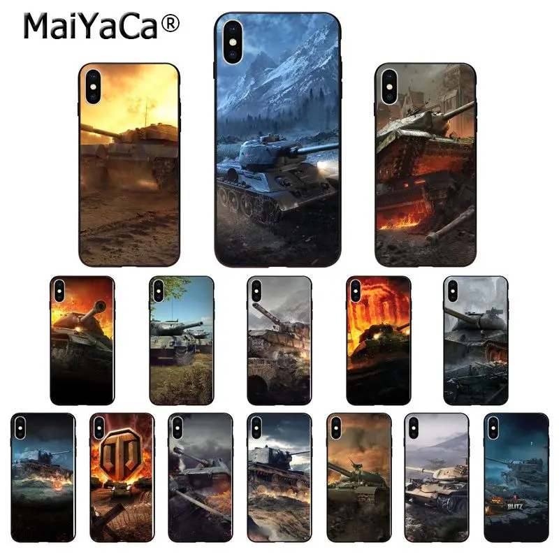 MaiYaCa World of Tanks Силиконовый ТПУ мягкий чехол для задней панели мобильного телефона