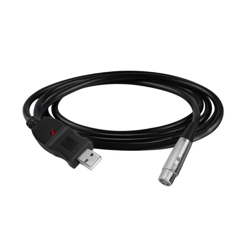 R58B USB микрофонный кабель 3 м мужчина к XLR Женский 16 бит 48/44.1 кГц высокое качество