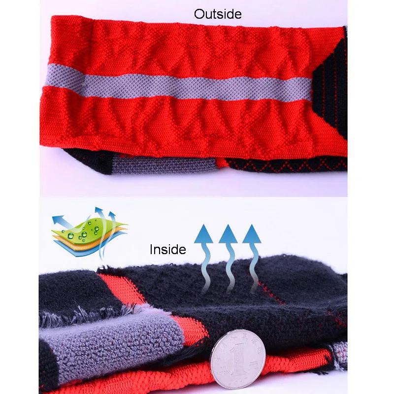 1Pair Professional Badminton Tennis Basketball Socks For Men Non-slip Ankle Protective Anti-sprain Sports |
