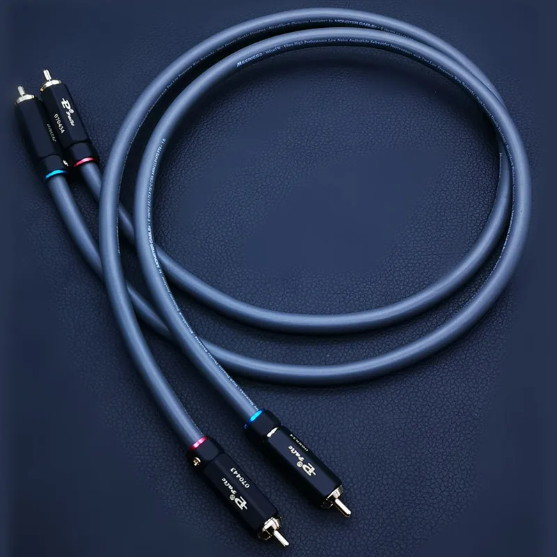 

AHSY MONSTER M850sw HIFI Amp Audio Cable RCA Line Thickened Wall Connector Canare Professional Power Amp Cable 0.5m 1m 1.5m 2m