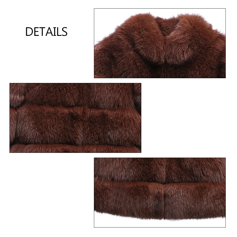 Куртка женская из искусственного меха лисы роскошная Толстая теплая верхняя