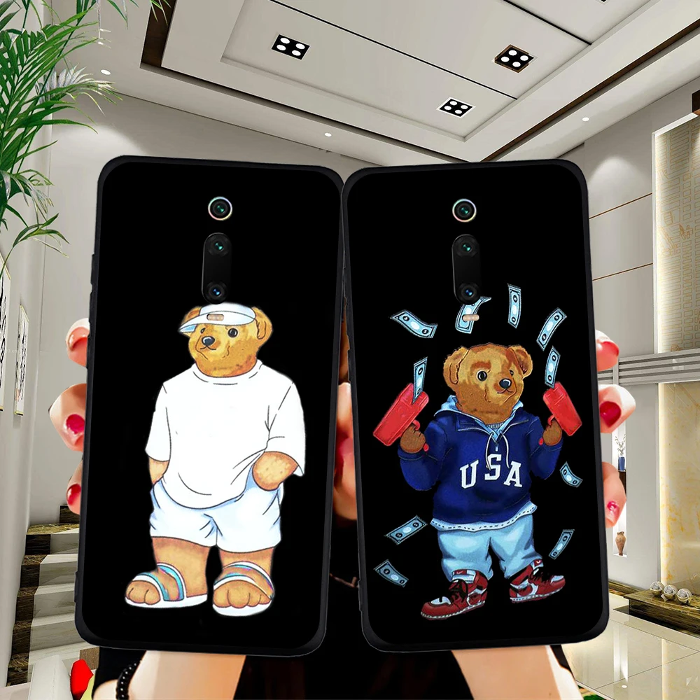 2020 мультяшный милый медведь Италия для Xiaomi mi 9T Redmi Note 5 6 7 8 K20 Pro Чехол телефона