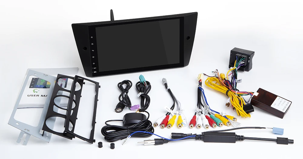 9 &quotDSP Android 10 Автомобильный мультимедийный радио GPS для BMW E90 E91 E92 E93 Wifi Bluetooth