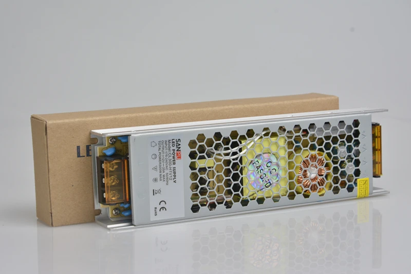 

SANPU EMC Unit 12V Source 300W 25A Low Noise 220V 230V AC to DC 12V Transformer Fanless for 3D Printer Universal Power Supply