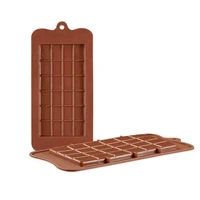24 grid square chocolate mold silicone mold dessert block mold bar block ice silicone cake candy sugar bake mould lx2243