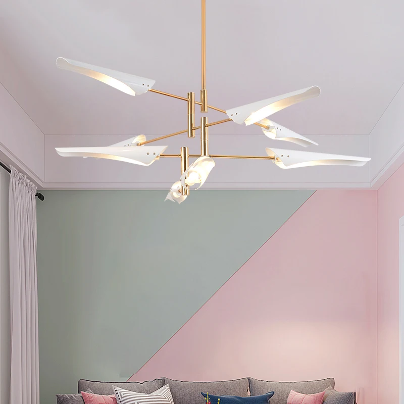 Креативная индивидуальная лампа в стиле пост-модерн для гостиной простая