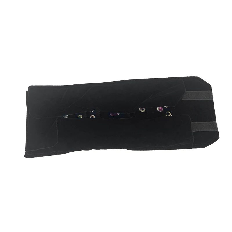 

Velvet Jewelry Roll Bag for Earring Storage Box Pendant Jewelry Storage Portable Earring Display Box