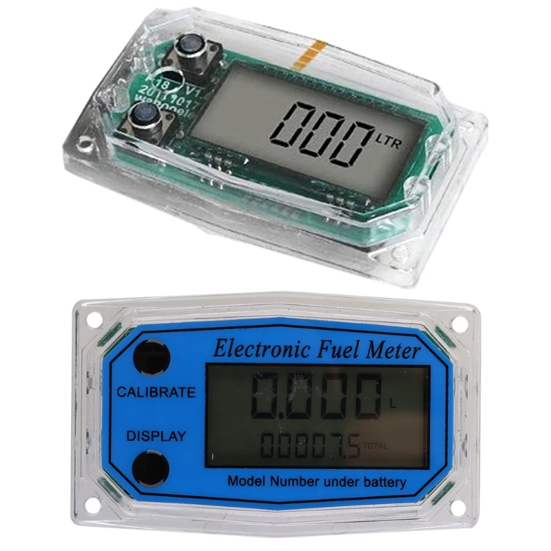 Расходомер газа цифровой турбинный расходомер чип ЖК дисплей|Расходомеры| |