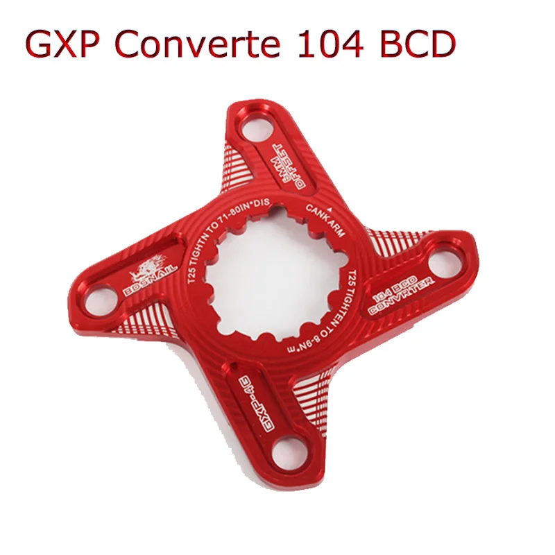 converter 4 claw JESSICA 170 шатун GXP 4/5 коготь велосипедная рукоятка MTB конвертер алюминиевая дорожная горная велосипедная цепь Запчасти для велосипедов аксессуары - Цвет: converter 4 claw