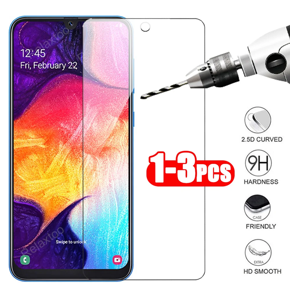 

Закаленное стекло для Samsung A50 A 50, пленка для защиты экрана Samsung galaxy A10, A20, A30, A40, A70, A70s, 1-3 шт.