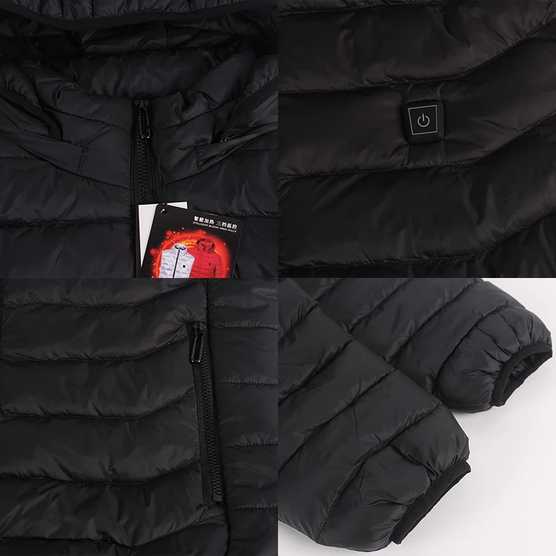 Мужская и женская теплая зимняя куртка с капюшоном термостатом|Походные куртки| |