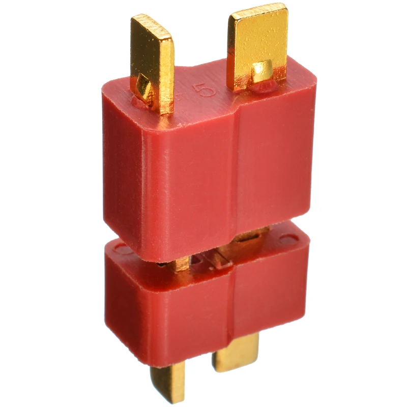 5Pairs T-Plug Gold Contact for Deans T Plug High Current For RC LiPo Battery Helicopter Male Female Connectors Assortment | Игрушки и