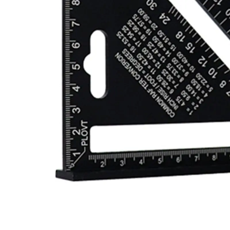 Triangle Ruler 7inch Aluminum Alloy Angle Protractor Speed Metric Square Measuring for building Framing Tools Gauges | Инструменты