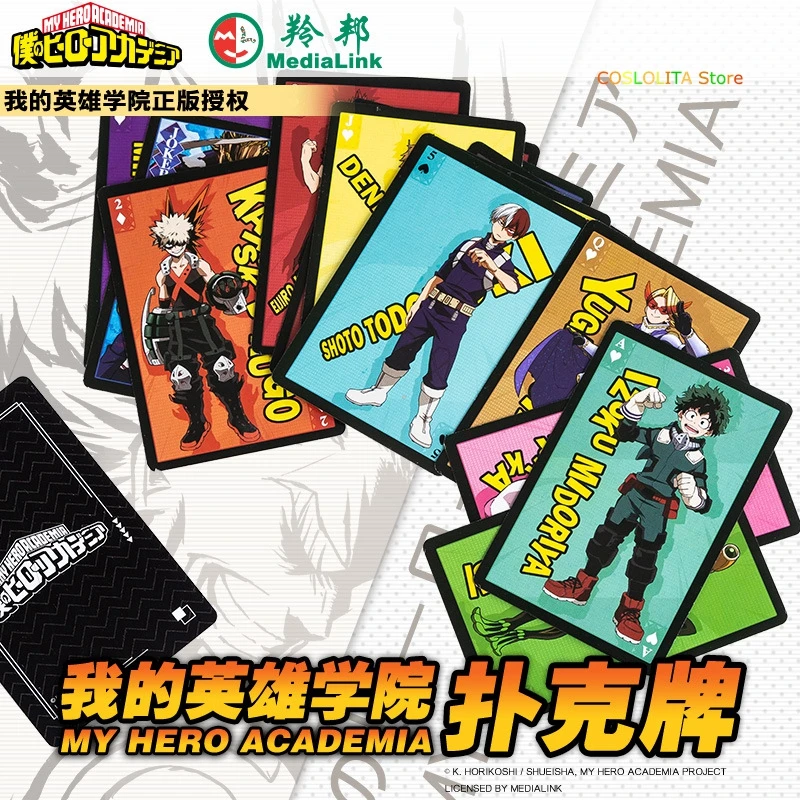 Аниме My Hero academic Midoriya Izuku покер карта японская игра семья праздник колода