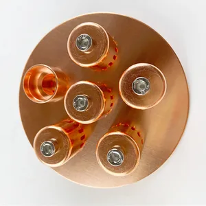 Бесплатная доставка, набор высококачественных пластин из красной меди диаметром 4 дюйма (OD102mm)