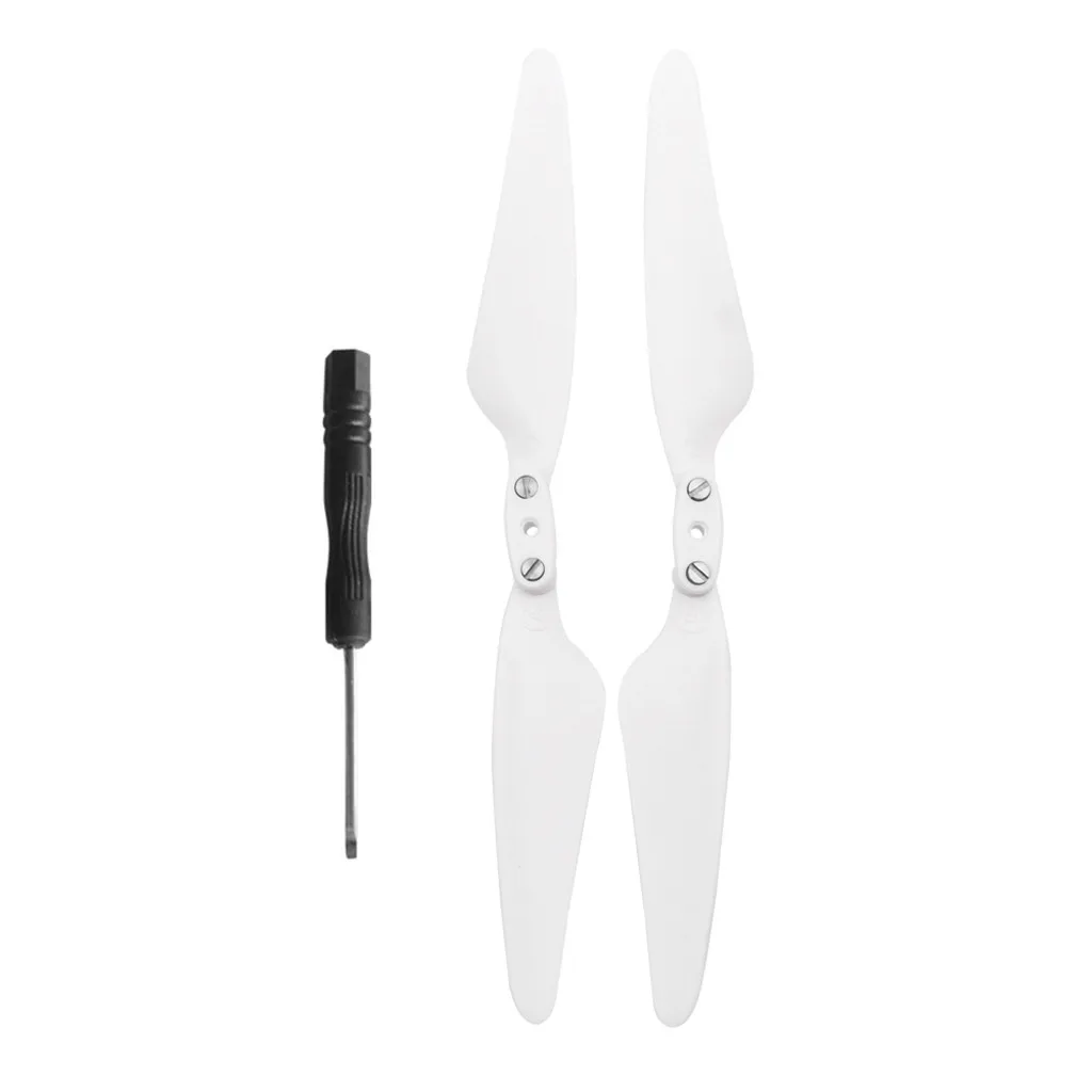 1 пара пропеллеров + зажим пропеллера Запасные детали для квадрокоптера Hubsan H117S