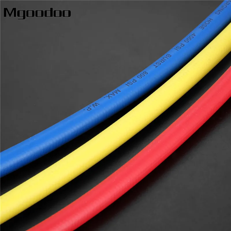 3 шт. запорный клапан 1 5 m R410A для быстрой зарядки переменного тока HVAC 1/4 '' SAE